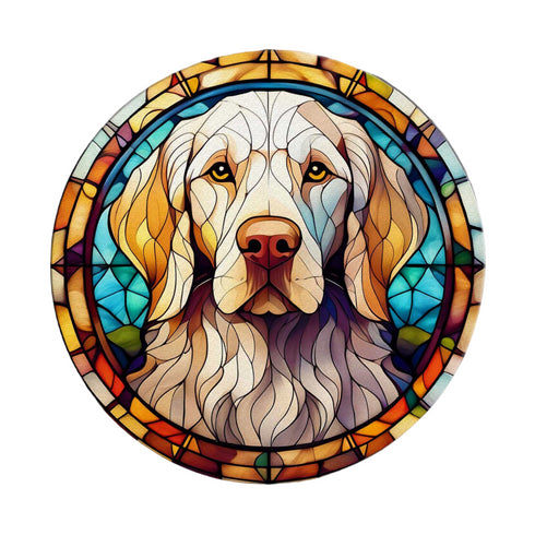 English Setter Glass Suncatcher Worktop Saver